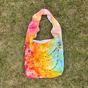 New Bohemian Tye Dye Hobo Bag